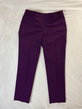 dark purple dress pants Orchid-Grape Solid Premium Wool Rich Pant For Men Wear with the Cosmic Purple Metallic Swirl Velvet shirt for deep purple drama Women\'s Purple Pants | Sumissura